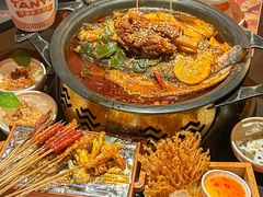 -探鱼·鲜青椒爽麻烤鱼(西南商都店)