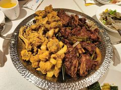 椒盐田鸡拼牛仔骨-小鱼小牛·鱼牛干锅·脆鱼火锅(世欧广场店)