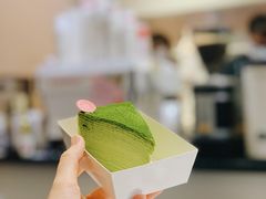 抹茶千层蛋糕-双风车咖啡馆 Twin Windmills(六道口店)