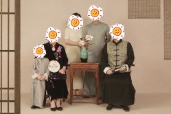 -时光纪亲子全家福照相馆(静安店母女写真父母纪念照)