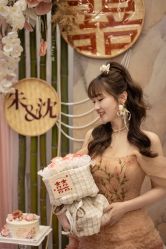 -桃子造型婚纱礼服(凤起广场店)