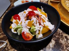 黄桃沙拉-猪啊牛呀羊啊铜盘烤肉(正大广场店)