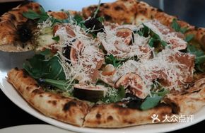 Dried Ham with Basil Pesto and Fig