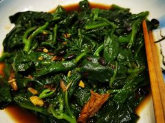 豆豉鲮鱼炒潺菜-国家五钻酒家·西樵旺阁渔村(西樵店)