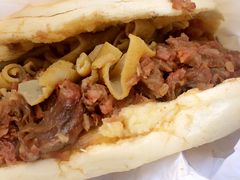 牛肉鸭肠夹馍-清真拉妈卤味(回民街店)