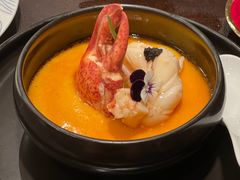 二十年花雕芙蓉蛋蒸龙虾-广州文华东方酒店·江-由辉师傅主理