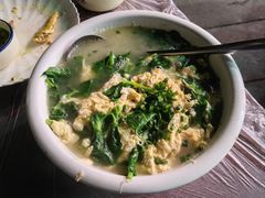 豌豆尖蛋汤-洪霞餐馆