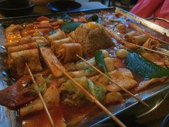 鱼饼火山炒年糕-包装马车·韩国料理·포장마차