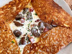 鸡蛋蘑菇熏肉荞麦可丽饼-RAC BAR(安福路店)