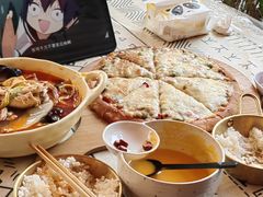 -满格嗦新疆椒麻鸡火锅.炒米粉(川大江安校区店)