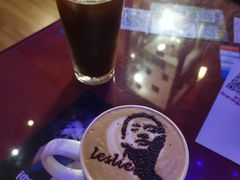 头像拿铁咖啡-为你钟情咖啡馆(春熙路太古里步行街店)