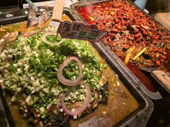 春日葱葱青椒味烤鱼-江边城外烤全鱼(方庄时代购物中心店)