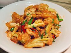 小章乡的大盆花菜-俏九州·小炒黄牛肉(华润万象汇店)