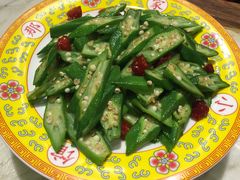 炒秋葵-那家小馆•北京菜•烤鸭(中关村店)