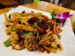 酱爆鱿鱼-食客烧烤(罗道庄店)