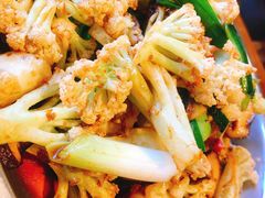 大盆有机花菜-呱呱叫民俗风味主题餐厅(沣峪口店)