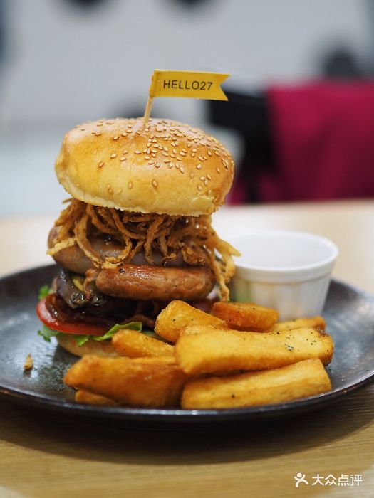 hello 27-德国盘肠汉堡-菜-德国盘肠汉堡图片-杭州美食-大众点评网
