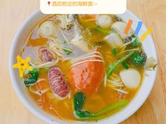 海鲜黄鱼面-从前慢海鲜面馆