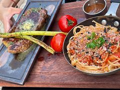 牛排意面套餐-Lets burger非常汉堡·环球风味(蓝色港湾店)