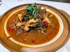 番薯杆黄牛肉-阿露佳·舌尖上的安吉菜