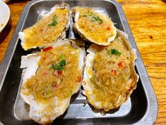 蒜蓉粉丝烤生蚝扇贝-福苗小骆驼烧烤(莲湖路店)