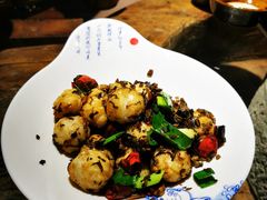 酸菜炒汤圆-侯家庄阿才有品私房菜馆