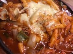 芝士海鲜炒年糕-包装马车·韩国料理·포장마차