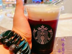 玫香葡萄奇亚籽茶云-星巴克(张家港购物公园店)