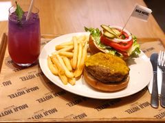汉堡肉套餐-Café & Meal MUJI(北京坊店)
