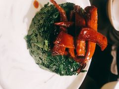 虾子冬笋菠菜-北京四季酒店·采逸轩