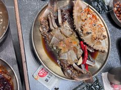 -草家酱蟹炭火烤肉店(珲春南路二店)
