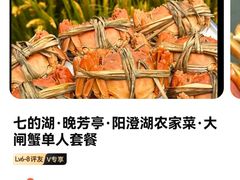 -七的湖·晚芳亭·阳澄湖农家菜·大闸蟹(莲花岛店)