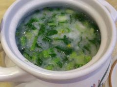 菜心粒肉片粥-心点盛宴江南西店