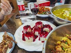 蓝莓山药泥-新渝干锅辣鸭头(万年泉路店)