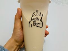 青稞牛乳茶-喜茶(武汉K11 Select店)