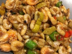 炒河虾-老板很二(吉大店)