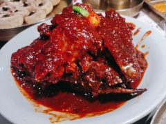 -草家酱蟹炭火烤肉店(珲春南路一店)