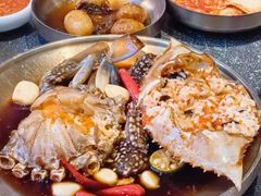 -草家酱蟹炭火烤肉店(珲春南路一店)