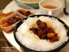 老味杏肉红豆刨冰-小胖老味刨冰