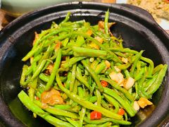 砂煲扁豆丝-天和晟新京菜.水煮鱼.湘土菜(国展店)