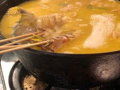 -鲜入围煮花胶鸡海鲜火锅