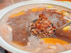 椰子木瓜红豆猪脚汤-农厨好味·温泉鹅·农家菜