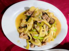 苦笋酸菜炒肉-车头老二大排档