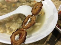 烤脆皮大肠-老刘私厨猪脚饭