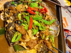 小炒黑猪肉烤鱼-探鱼·鲜青椒爽麻烤鱼(中天广场店)