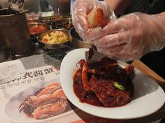 -草家酱蟹炭火烤肉店(珲春南路一店)