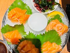 厚切深海三文鱼刺身-万岁寿司(天河领展店)