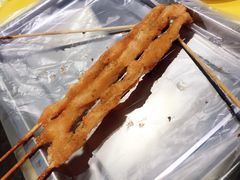 -老红桥炸灌肠牛肚锅烧烤(定福庄店)