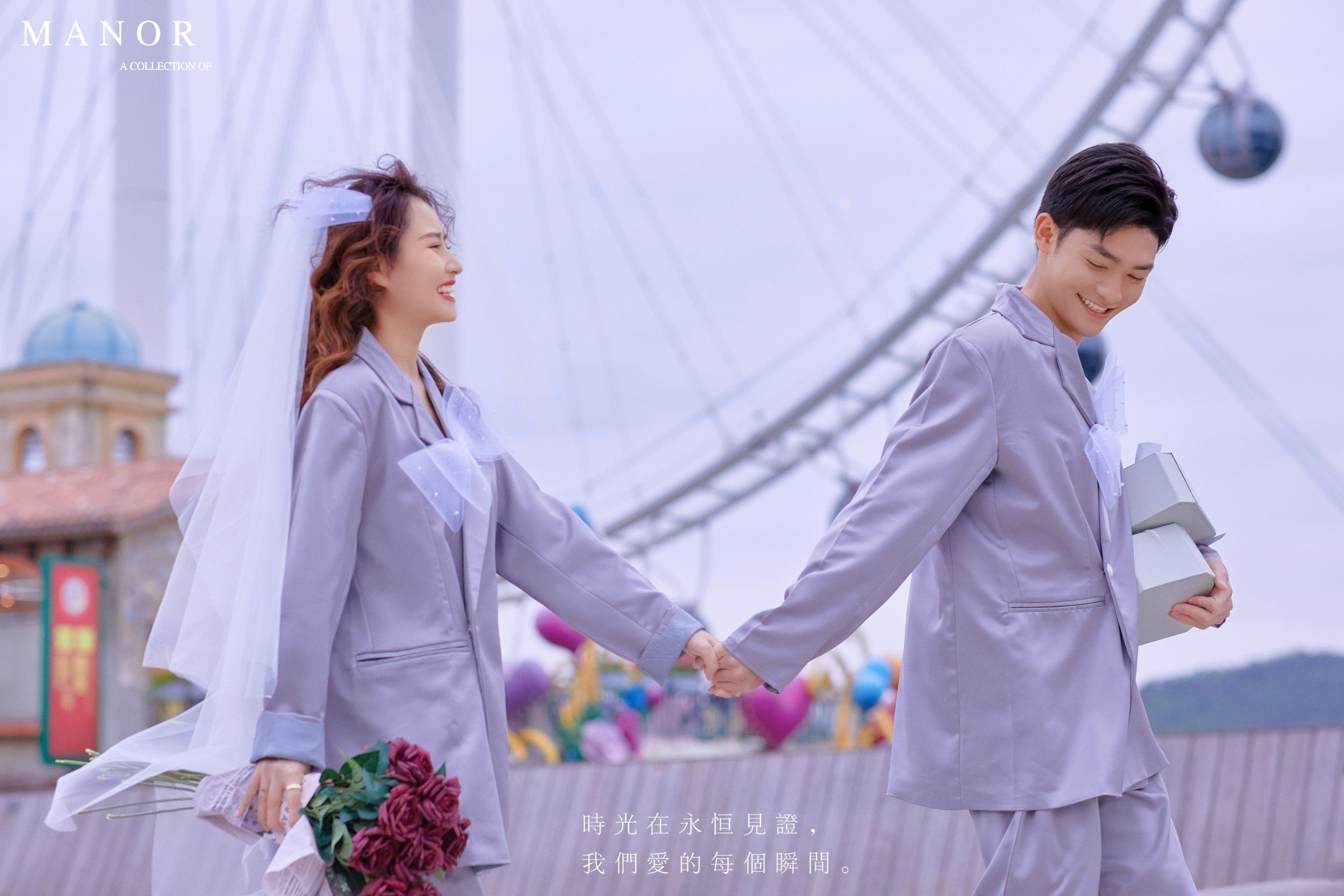 别有一番风味的睡衣婚纱照,被种草了!