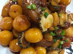 -东来菜馆•手抓海鲜家常菜•海鲜锅贴(鸽子窝店)
